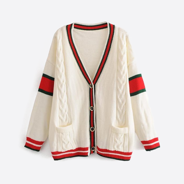 구찌 케이블 니트 스웨터