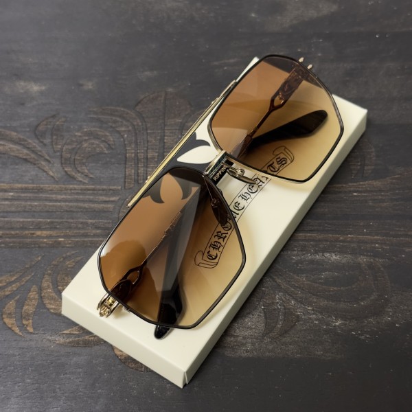 크롬하츠 925 스털링 실버 라지 스퀘어 선글라스