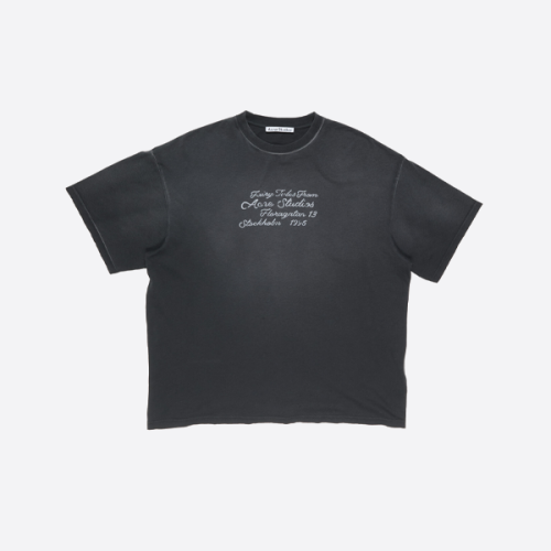 아크네 스튜디오 반팔 블랙